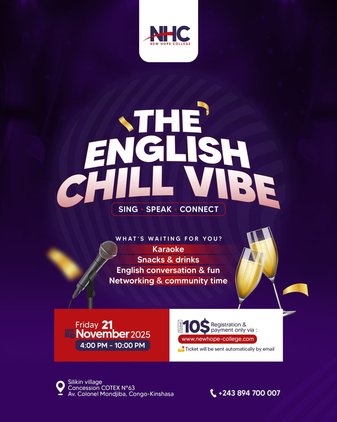 The English Chill Vibe : Learn, Sing and Connect!