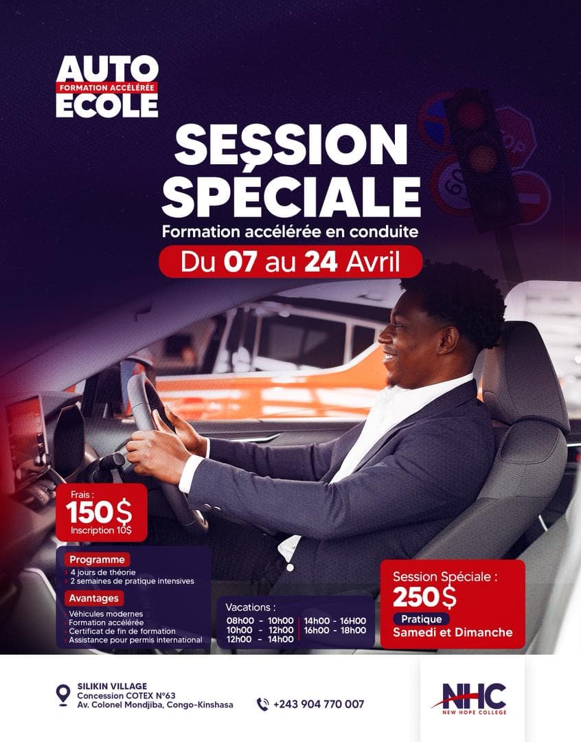 Session Spéciale – Formation Accélérée en Conduite 🚗